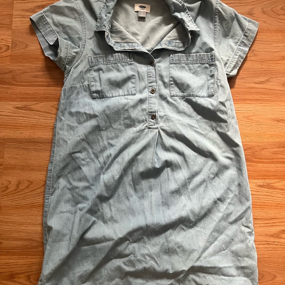 Old Navy Light Blue Denim Dress